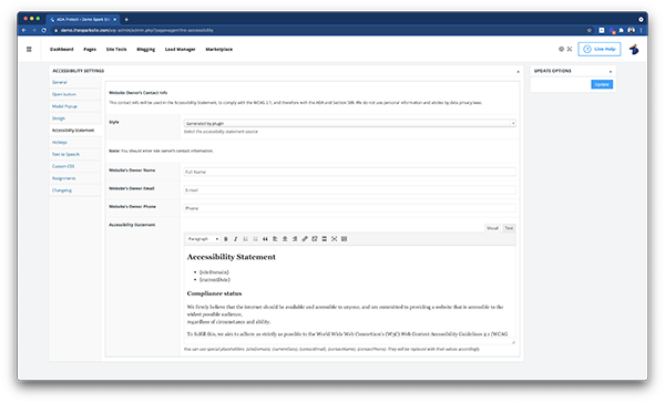 ADA Protect: Accessibility Statement