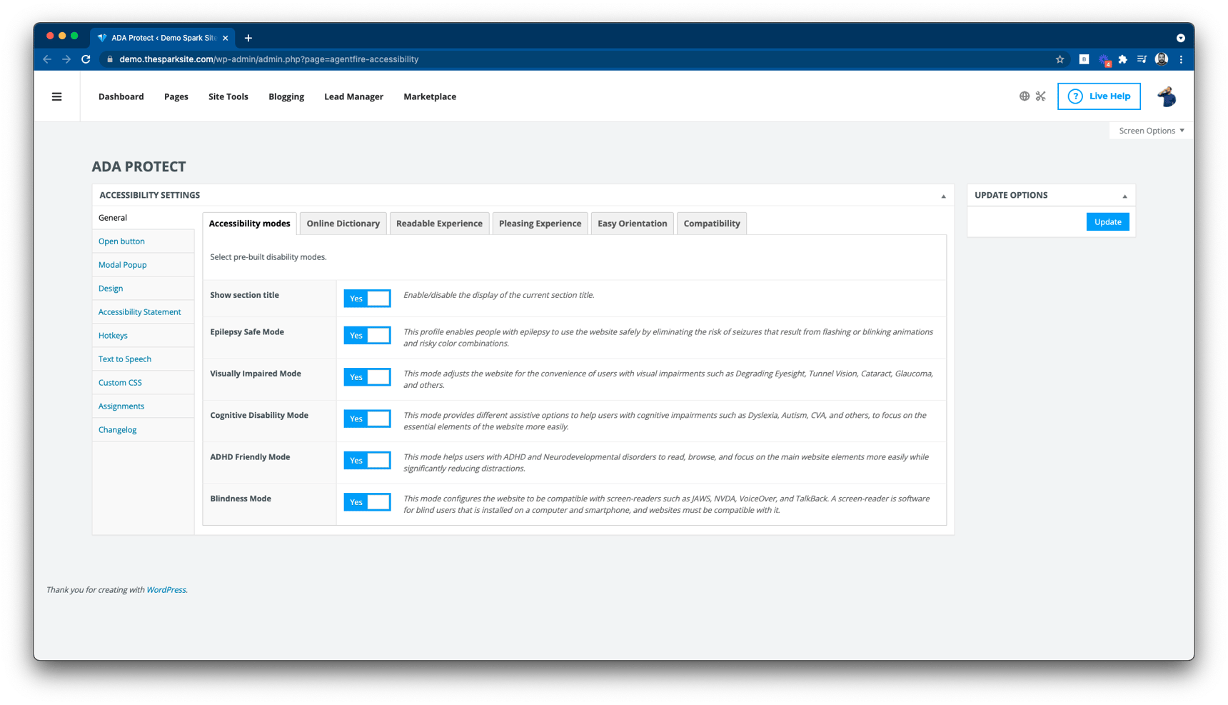 Premium Add-on ADA Protect: General